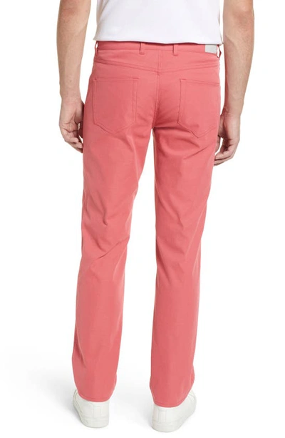 Shop Peter Millar Eb66 Regular Fit Performance Pants In Cape Red
