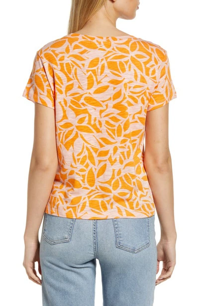 Shop Sanctuary The Perfect Print T-shirt In Tangerine