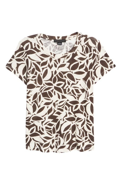 Shop Sanctuary The Perfect Print T-shirt In Chocolate