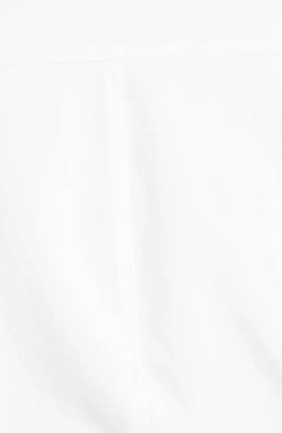 Shop Alexander Wang Logo Waist Cotton Blend Hourglass Blazer In Snow White