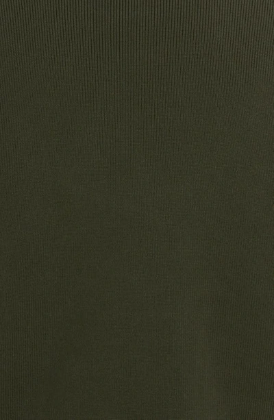 Shop Golden Goose Distressed Cotton Blend Sweater In Military Green