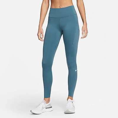 Shop Nike Women's Epic Lux Running Tights In Ash Green