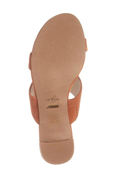 Shop 42 Gold Liya Slide Sandal In Mecca Tan Suede