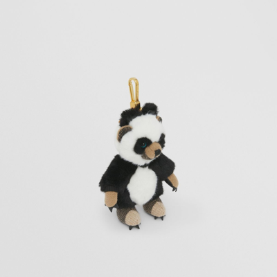 BURBERRY BURBERRY THOMAS BEAR CHARM IN PANDA COSTUME 