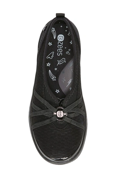 Bzees Niche Slip On Flat In Black