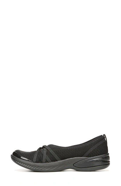 Bzees Niche Slip On Flat In Black