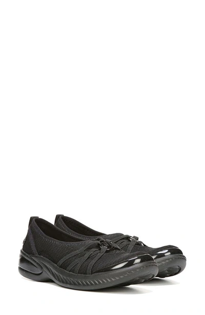 Bzees Niche Slip On Flat In Black