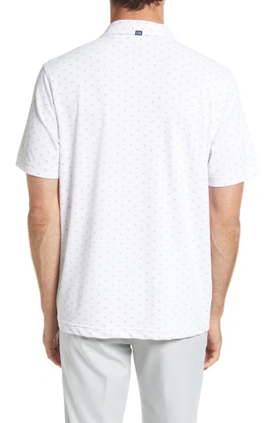 Cutter & Buck Virtue Tile Drytec Performance Polo In White