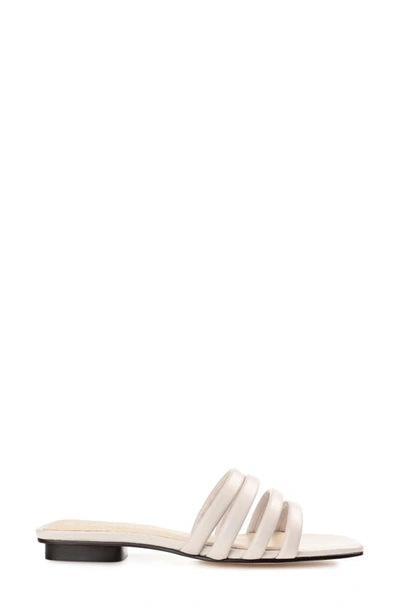 Shop Journee Signature Cenci Strappy Slide Sandal In Off White