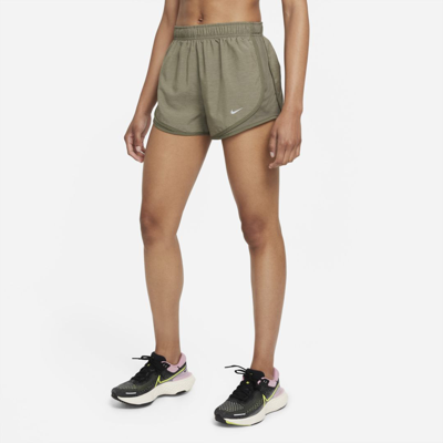 Shop Nike Women's Tempo Brief-lined Running Shorts In Green