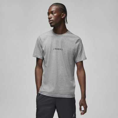 Shop Jordan Men's  Air T-shirt In Grey