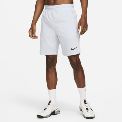 Shop Nike Men's  Pro Dri-fit Flex Vent Max 8" Training Shorts In Blue