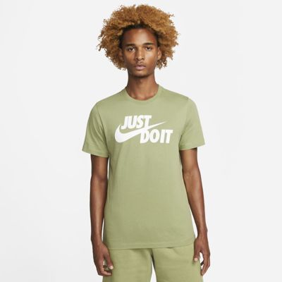 Shop Nike Sportswear Jdi Men's T-shirt In Alligator,white