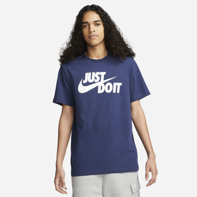 Shop Nike Men's  Sportswear Jdi T-shirt In Blue