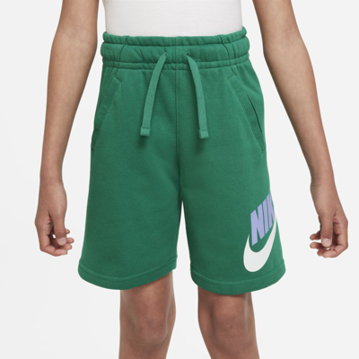 Shop Nike Sportswear Club Fleece Big Kids' Shorts In Green