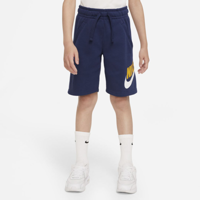 Shop Nike Sportswear Club Fleece Big Kids' Shorts In Blue