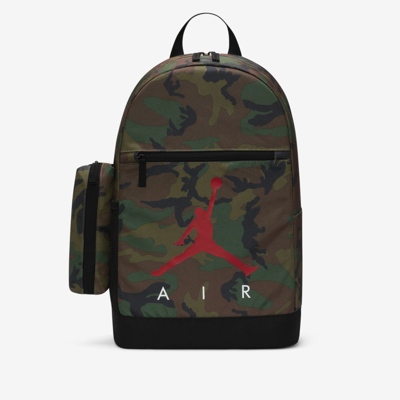 Shop Jordan Air School Big Kids' Backpack (17l) In Desert Camo