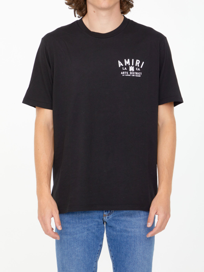 Shop Amiri Black T-shirt With Logo