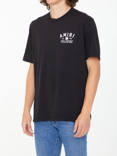 Shop Amiri Black T-shirt With Logo