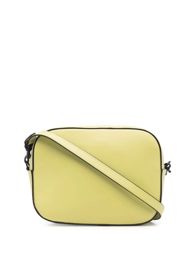 Shop Nina Ricci Logo-debossed Leather Camera Bag In Green