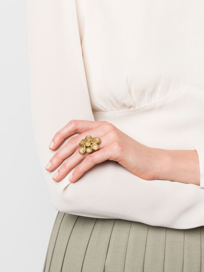 Goossens Mini Cabochons Finger Ring In Gold