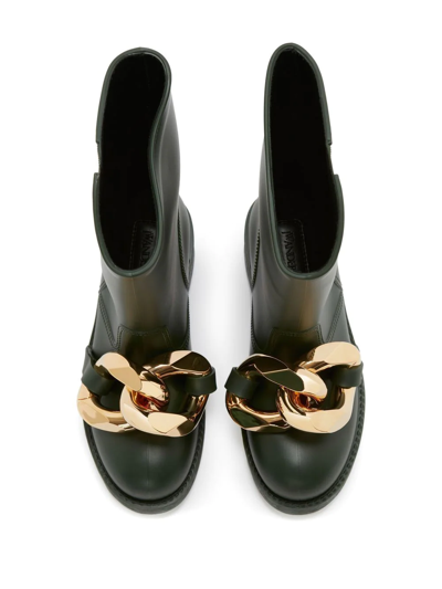 Jw Anderson J.w. Anderson High Boot Chain In Green