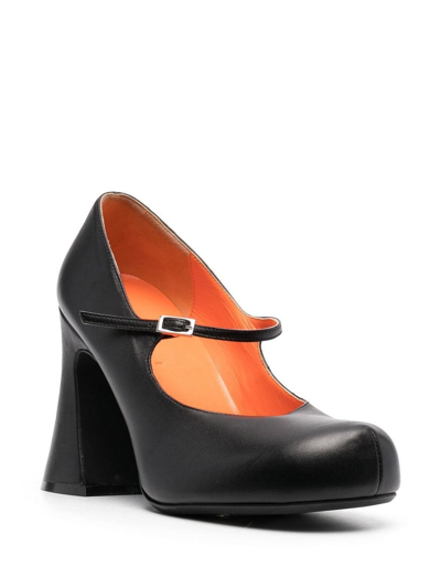 Shop Marni Mary-jane Heeled-shoes In Black