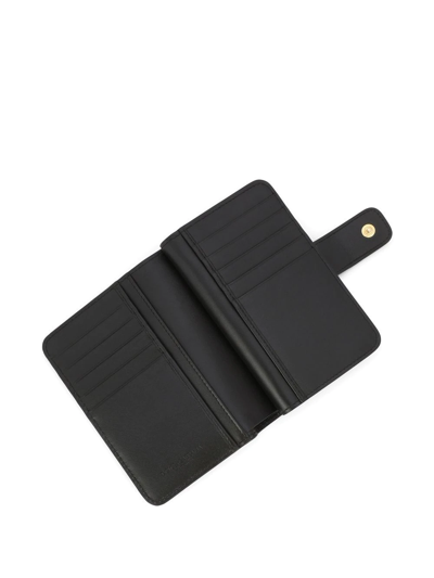 Shop Dolce & Gabbana Dg-logo Leather Wallet In Black