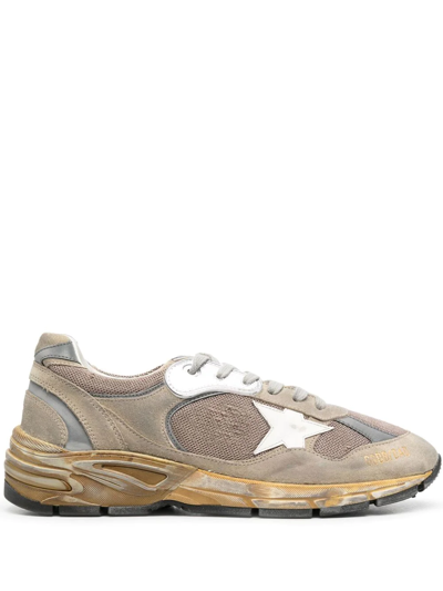 Shop Golden Goose Dad-star Chunky Sneakers In Nude