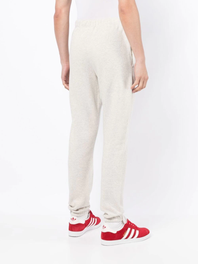 Essentials Logo-tag Drawstring Track Pants In Grey