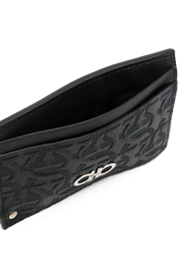 Ferragamo Revival Gancio Wallets And Card Holders In Schwarz