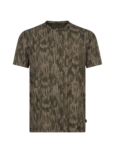 Shop John Varvatos Men's Ramsey Burnout T-shirt In Kelp