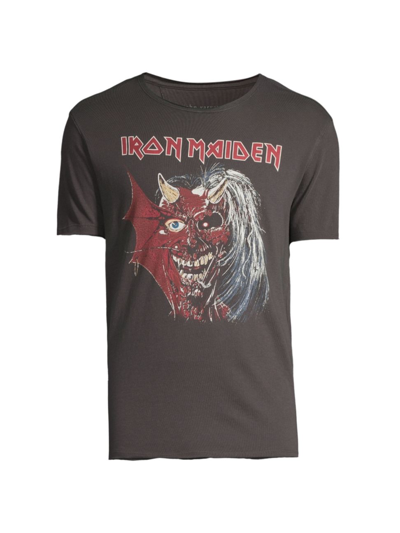 Shop John Varvatos Men's Iron Maiden Purgatory T-shirt In Coal