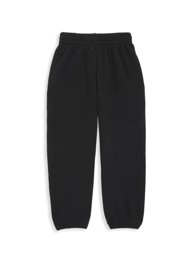 Shop Balenciaga Little Boy's & Boy's Jogger Sweatpants In Washed Black