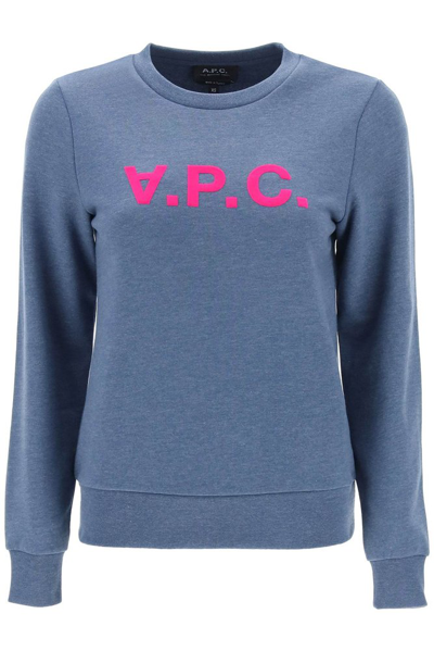 Shop Apc A.p.c. Logo In Blue