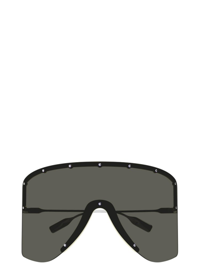Shop Gucci Eyewear Mask Frame Sunglasses In Black