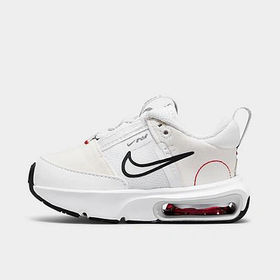 Shop Nike Kids' Toddler Air Max Intrlk Stretch Lace Casual Shoes In White/black/photon Dust/university Red