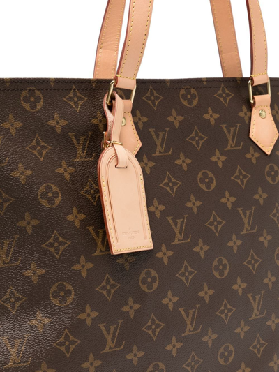 Pre-owned Louis Vuitton 2019 Monogram All-in Pm Tote In Brown