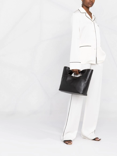 Alexander Mcqueen Logo-print Tote Bag In Black