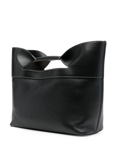 Alexander Mcqueen Logo-print Tote Bag In Black