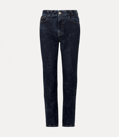Shop Vivienne Westwood W Harris Jeans In Blue