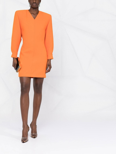 Shop Saint Laurent Dresses Orange