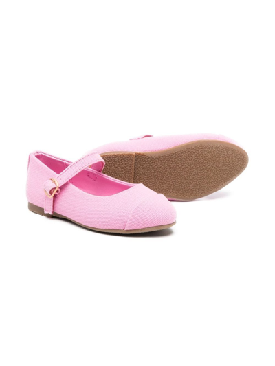 Shop Age Of Innocence Bebe Side Buckle-fastening Ballerina Shoes In Pink