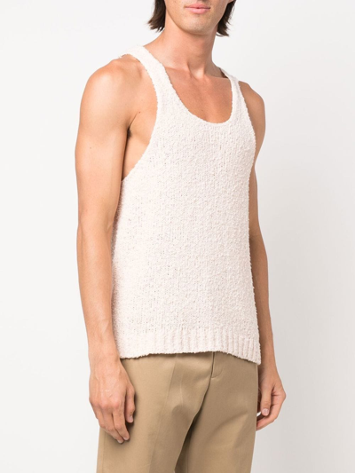 Shop Altu Knitted Tank-top In Pink