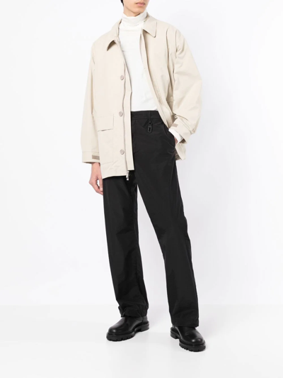 Essentials Barn Shirt Jacket In Neutrals