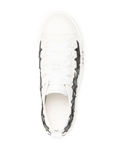 Shop Amiri Star-patch Platform Sneakers In White