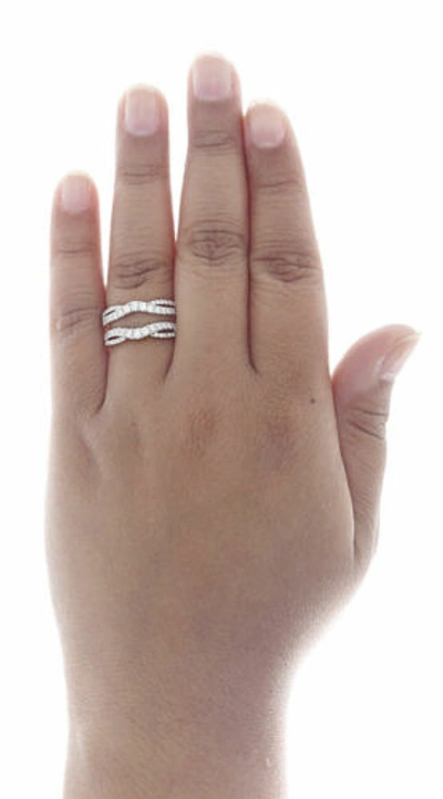 Pre-owned Jfl Diamonds & Timepieces 14k Yellow Gold Diamond Solitaire Engagement Ring Infinity Enhancer 0.63 Ct. In White