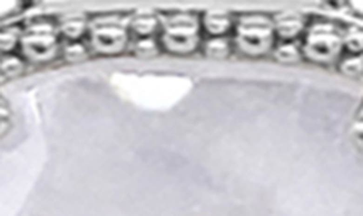 Shop Adornia Fine Sterling Silver Diamond & Birthstone Halo Pendant Necklace In Silver - Moonstone