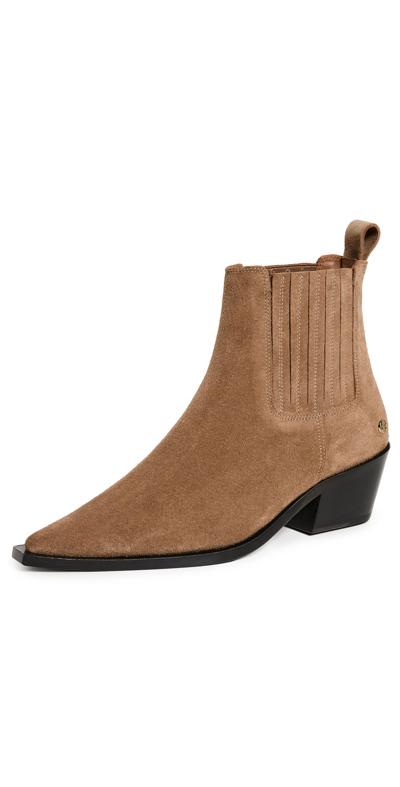 Shop Anine Bing Roy Boots In Brown