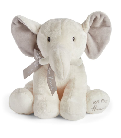 Shop Harrods My First Elephant (27cm) In White